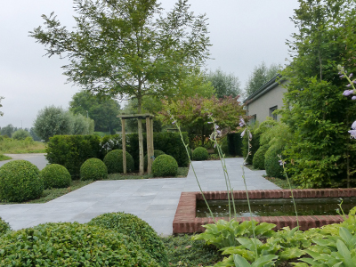 Landscape architecture city garden Jabbeke Belgium