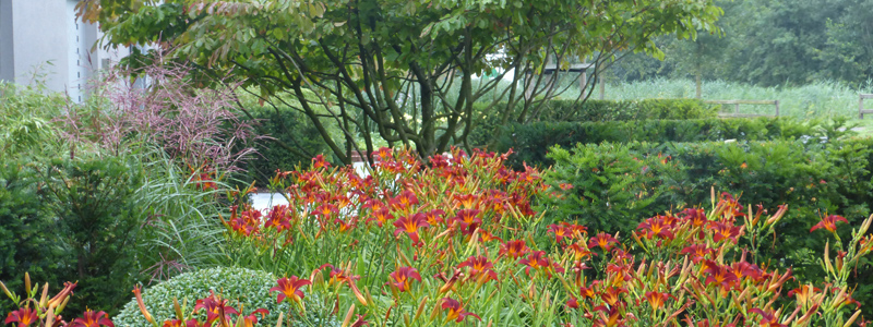 Landscape architecture city garden Jabbeke Belgium