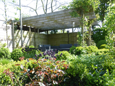 Landscape architecture city garden Roksem Belgium