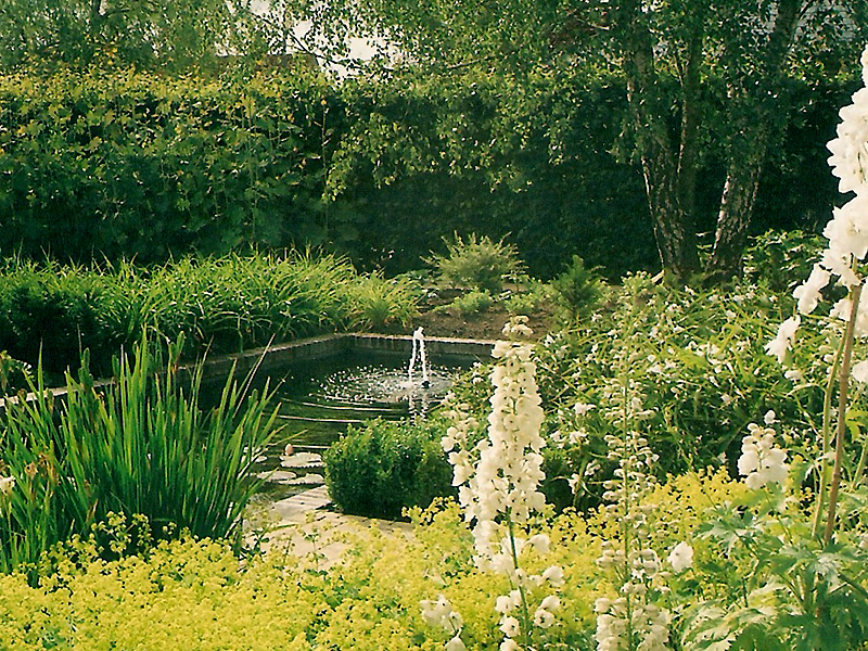 Landscape architecture city garden Varsenare Belgium