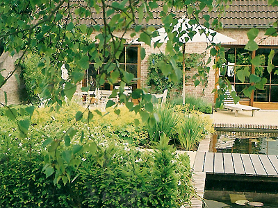 Landscape architecture city garden Varsenare Belgium